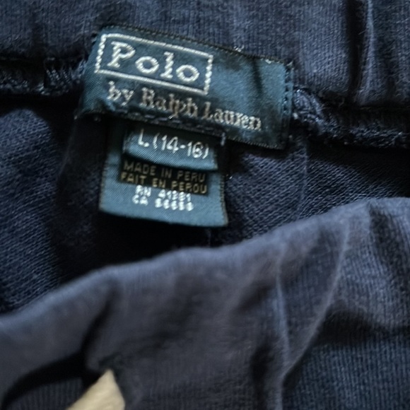 Big boys Polo by Ralph Lauren shorts with USA flag and side stripes - Picture 3 of 6